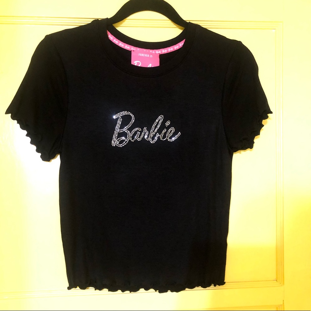 Forever 21 x Barbie Badazzled Crop Top